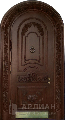 Фото «Арочная железная дверь винорит утепленная №16»